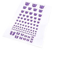Transformation Toys Stickers Anime Decepticons Autobots G1 Symbol Decal Custom DIY Scene Accessories Decoration Boy Gril Gift
