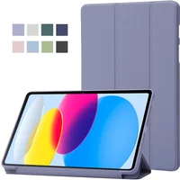 Coque For iPad 11 2025 Case Trifold PU Leaher Soft TPU Back Stand Tablet Funda For iPad 11th Generation A16 Case A3355 A3356