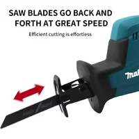 Makita DJR189 18V Cordless Reciprocating Saw – Brushless Portable Power Tool for Wood & Metal Cutting