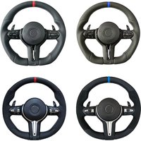 For BMW F10 F30 F20 F31 F11 F32 F36 F22 F15 F16 F25 F26 X5 X6 X3 X4 3/5 Series Full Leather Flat Bottom M Sport Steering Wheel