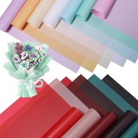 20 Sheets 56*56cm Flower Bouquet Wrapping Paper Waterproof For Florist Wedding Birthday Party Gift Packing Decor DIY Crafts