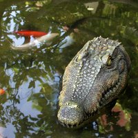 1pc,Floating Alligator Head Water Decor, Float Alligator Crocodile for scare Goose,Predator,Heron,Duck Control,Pool,Garden and P