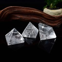 Natural Crystal Point Clear quartz Pyramid Healing Obelisk Yellow Quartz Wand Beautiful Ornament for Home Decor Energy Stone