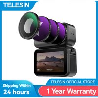 TELESIN CPL ND8 ND16 ND32 UV Black Diffusion 1/4 Filter Quick Release Lens Filter Kit Set Frame for DJI OSMO Nano Accessories