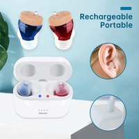 Prothèses auditives rechargeables Audifonos invisibles V30 sans fil Mini oreille intérieure intelligente pour personnes âgées/perte de détresse livraison directe