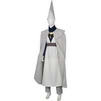 Qifrey Cosplay Costume Witch Hat Atelier Anime Magician Robe Cloak Belt Pointed Hat Set Adult Halloween Carnival Cosplay Outfit