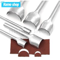 Poinçon demi-rond, outils d'artisanat du cuir, outils artisanaux faits à la main, poinçon en forme d'arc pour sangle de ceinture, outils de bricolage en cuir 1 pièce