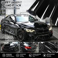 100/50/30cm Ultra Gloss Black Premium Vinyl Car Wrap Film Piano Black for Car Motorcycle Bike Furniture Laptop Wraps