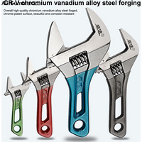 【A6L】4/5/6/8 Inch Short Handle Adjustable Wrench Portable Mini Large Opening Monkey Spanner Household Wrench Tools