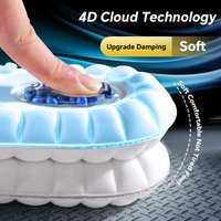 4D Cloud Technology Sport Insoles for Shoes Sole Soft Breathable Shock Absorption Shoes Pad for Men Women Arch Support Insoles