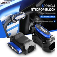 Motorcycle Engine Protection Guard Bumper Decorative Block & Keychain Keyring For Africa Twin 1100 CRF1100/L CRF 1000/L XRV 750