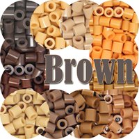 Brown Color 5mm Hama Beads 1000PCS YantJouet Pixel Art Iron Fuse Beads DIY Puzzles Gift Toy