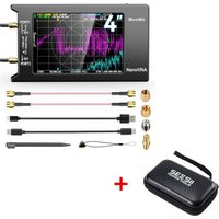 SEESII NanoVNA-H4 Vector Network Analyzer with EVA Protective Case 4" Touchscreen VNA Kit 10kHz–1.5GHz for S Parameters VSWR