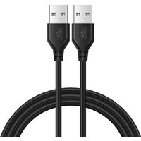 0.5m 1m USB A Male To USB Male Dual USB 2.0 Cable Dual USB Data Cable USB Male to male Data Cable For Hard Drive Radiator Cable
