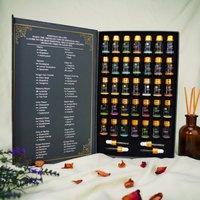 Mayjam Ätherische Öle Set 35 Stück/Set Geschenkbox Lavendel Vanille Zitrone Eukalyptus für Luftbefeuchter Diffusor DIY Kerzen