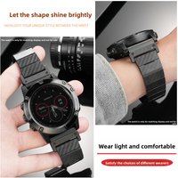 Plastic Carbon Fiber Pattern Strap For Garmin Fenix 8 7x 5 6x Forerunner 955 965 Epix Pro Tactix 8 smart watch band Men 22 26mm
