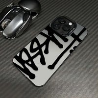 Creative And Stylish Phone Case For iPhone 17 16e 16 15 14 13 12 11 Pro Max X XR XSMAX 8 7 Air Plus Anti Fall Matte Back Cover