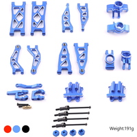 Metal Upgrade Parts Steering Block Suspension Arm Drive Shaft Gearbox Cover for Arrma 1/18 Granite Grom RC Car OP Accessories