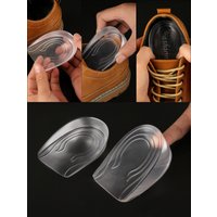 Upgrade and Widen Height Increase Insoles, 1/4" to 1" Gel Shoe Heels Inserts for Leg Length Discrepancies-4 Layers,1 Pair