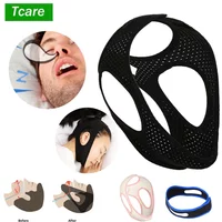 Tcare Anti Snoring Chin Strap Best Stop Snoring Device, Adjustable Snore Reduction Belt Sleep Aids Chin Strips Belt for Unisex