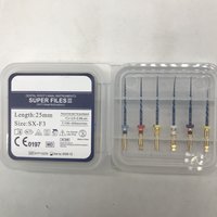 High Quality Super Files III Niti Heat Activation Blue Length 25mm SX-F3 Assorted with 5 Boxes