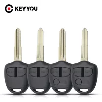 KEYYOU 1PCS 2/3 Buttons Remote Car key Case for Mitsubishi Lancer EX Evolution Grandis Outlander Key Shell MIT8/MIT11