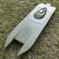 980mm Hybrid Composite CAT Hull RC Speedboat - Vacuum Molded Twin Hull for Brushless Electric Racing (L980-W300mm Model)