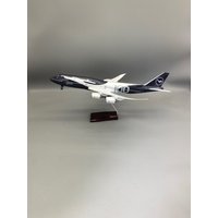 NEW 47CM lufthansa plane model b747 100 Years Collectible Scale Aircraft Resin With Wheels For Collections Displays or Toy Gift