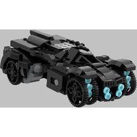 624pcs Moc Classic Movie Vehicles Arkham Knight Batmobile Car Model Building Blocks Creative Assembly Bricks Toys Kids DIY Gifts