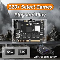 Saroo HD Loader for Sega Saturn Game Console support SD/TF Card with 220+ Select Games Latest Firmware Plug&Play Brand New Chips