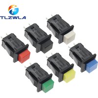 ON-OFF Momentary/Latching Square Push ON Switch 1A 250V/3A 125V AC Electric switch DS-429
