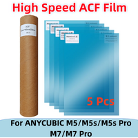 5Pcs ACF Film 10.1 Inch 278x190x0.3mm for ANYCUBIC Photon Mono M5s M5 Pro M7 Pro M5 M7 UV Resin 3D Printers ACF Release Films