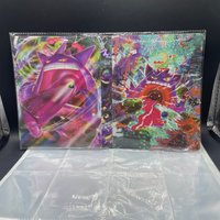PTCG Gengar Ex Collectible Card Album 4 Compartments Can Hold 240 Pcs Card Matte Touch Shell A Gift for Trading Card Collectors