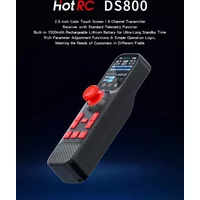 HOTRC DS800 Touch Color Screen Eight Channel Remote Control F-08A Receiver Suitable for Fishing Boats