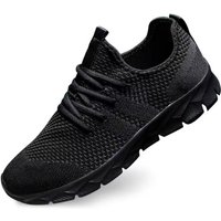 Men's shoes Four Seasons new plus size Flying weaving Lightweight Breathable Casual Sports Shoes Soft Sole Outdoor Running Shoes