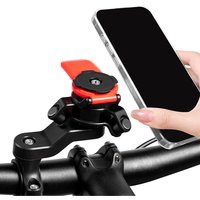 AliExpress NONE Universal Secure Cell Phone Holder for Handlebars Multi-purpose Mount Fit for Motorcycle Bicycle E-Bike and Daily Scooter