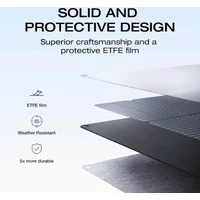 【Best-selling】ECOFLOW 220W Portable Bifacial Design Foldable Solar Panel with 25% Conversion Efficiency N-Type Cell and Adjustab