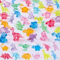 Mini Dinosaur Figurines 12 Styles Tiny Resin Animals Vase Fillers Micro Landscape Decor