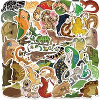 50/100PCS Cartoon Reptile Series Graffiti Stickers DIY Decoration Luggage Notebook Stationery Waterproof Stickers