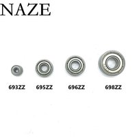 NAZE 10PCS Micro Deep Groove Ball Bearing 693ZZ 694ZZ 695ZZ 696ZZ 697ZZ 698ZZ 699ZZ