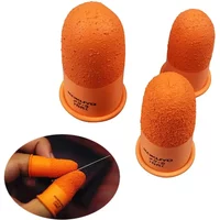 Tool Orange Non-Slip Finger Cover HandmadeTool Counting Finger Cots ProtectorMulti-Purpose Fingertips Protector Gloves Work