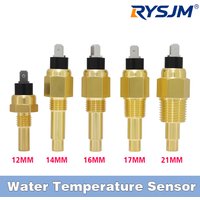 12MM 14MM 17MM 21MM Thermometer Sensor -40℃~150℃ Alarm Generator Parts Transmision Electric Water Temperature Sensor NPT3/8