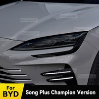 For BYD SONG Plus Champion Version DM-i EV 2023 Car Exterior Headlight Anti-scratch TPU Protective film Anti-scratch Repair