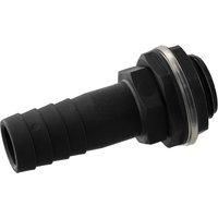 Water Butt/Tank 1in Overflow Connector With Nut & Washer Fits 1in Overflow Pipe For Garden Tubing Drip Irrigation Watering Syste