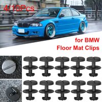 4/10Pcs Car Carpet Floor Mat Clip Fastener Clamps Fixers Twist Lock 82119410191 for BMW E36 E46 E38 E39 X3 X5 M3 M5 3 5 7 Series