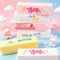 Squishy Butter Slow Rising Squeeze Toys Soft Fidget Toy Anti-Stress Stick Squishies Autism Stress Relief Sensory Toys Kids Gift