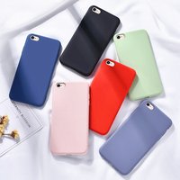 For Apple iPhone SE 2022 2020 Case iPhone SE 8 7 6 5 Cover Fundas Shell Original Liquid Silicone Soft TPU Back Bumper iPhone SE