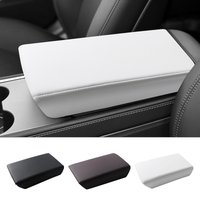 Car Center Console Armrest Pad For Tesla Model 3 Highland / Model Y Juniper ABS Armrest Box Protective Cover Auto Accessories