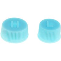 dolity Pair A/C R134a High Low Side Charging Port Service Valve Core Fitting Caps