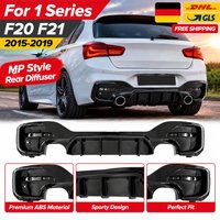 Heckstoßstangenlippe für BMW 1er F20 F21 120i 120d 125d 125i 2015-2019 MP M Sport Diffusor Splitter Zubehör Exterieur Tuning Karosserie-Kits